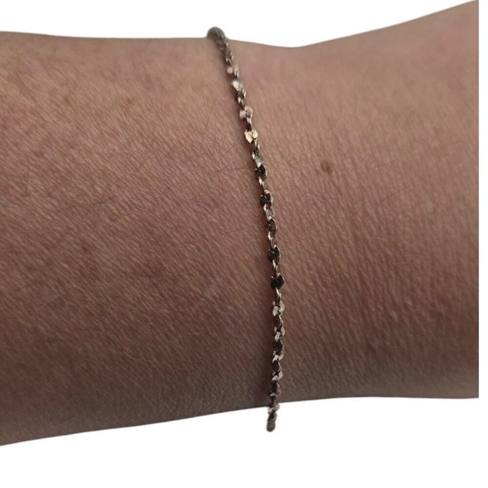 Milor Italy Sterling Silver 925 Dainty Vintage Bracelet